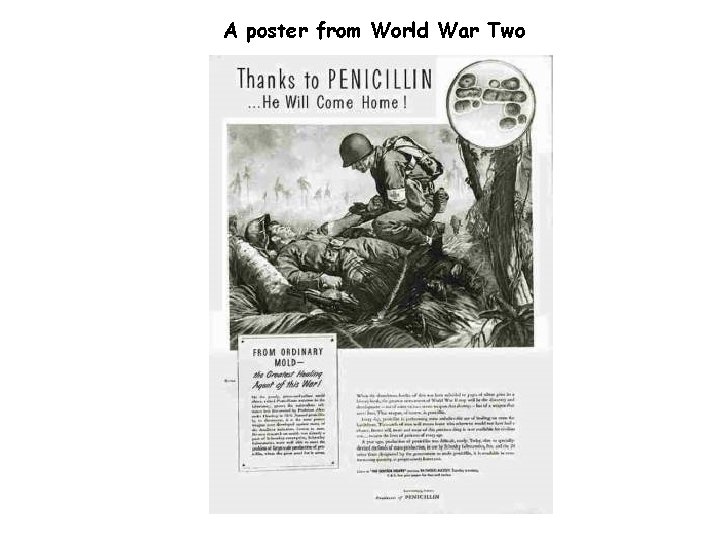 A poster from World War Two 