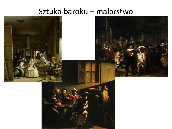 Sztuka baroku – malarstwo 