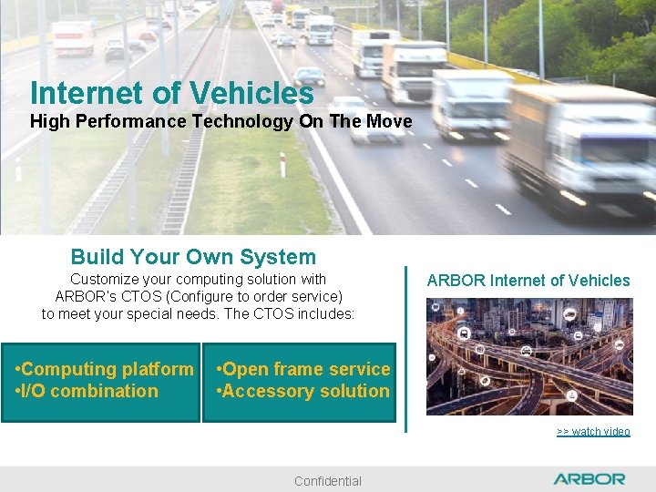 Internet of Vehicles High Performance Technology On The Move Build Your Own System Customize