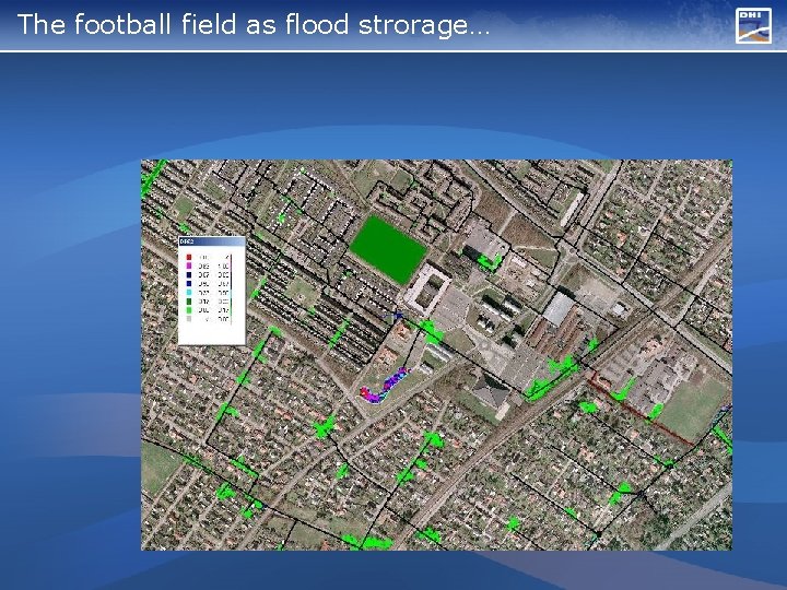 The football field as flood strorage… 