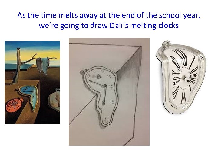 As the time melts away at the end of the school year, we’re going