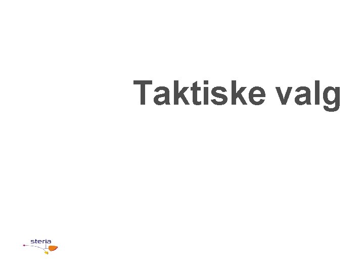 Taktiske valg 