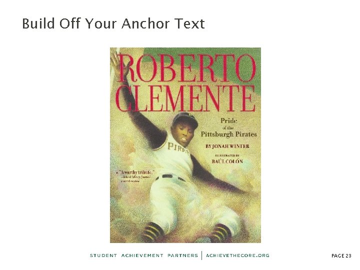 Build Off Your Anchor Text PAGE 23 