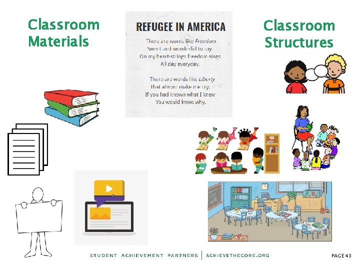 Classroom Materials Classroom Structures PAGE 43 