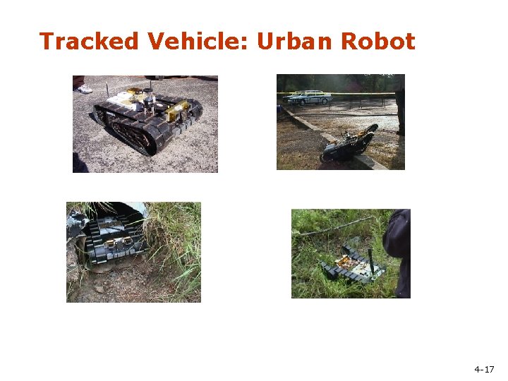 Tracked Vehicle: Urban Robot 4 -17 