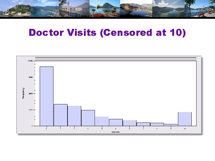 Doctor Visits (Censored at 10) Doctor Visits (Censored at 10)