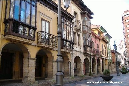 Rue de. Palace Galiana à Avilés, Asturies à Avilés Llano Ponte 