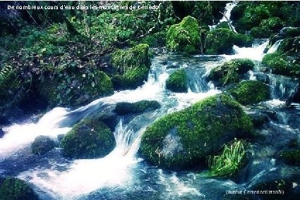 De nombreux cours d'eau dans les montagnes de Cerredo 