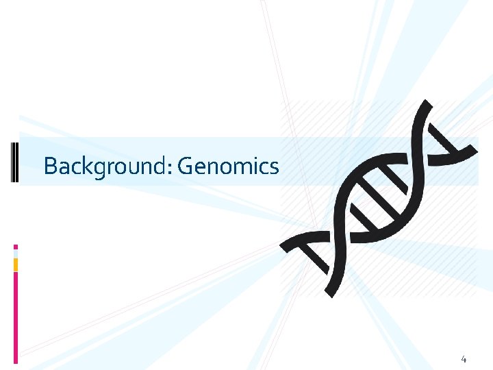 Background: Genomics 4 