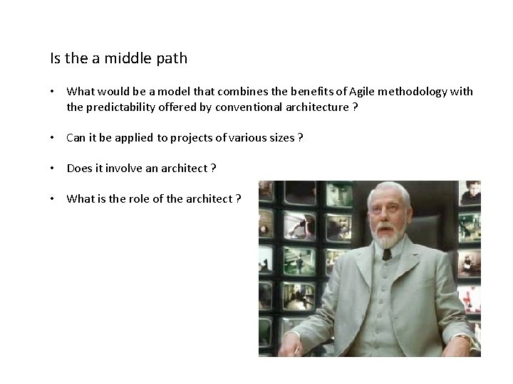 Is the a middle path • What would be a model that combines the