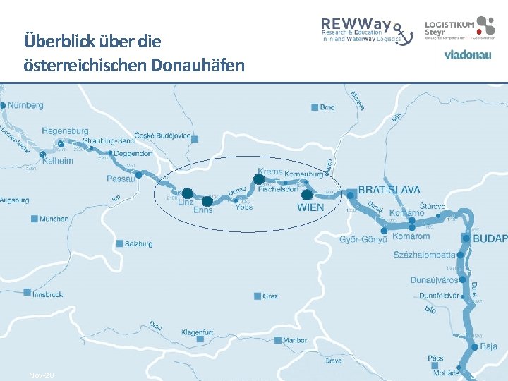 Überblick über die österreichischen Donauhäfen Nov-20 5 