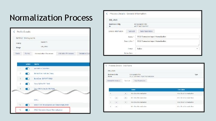 Normalization Process 