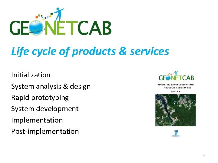 Life cycle of products & services Initialization System analysis & design Rapid prototyping System