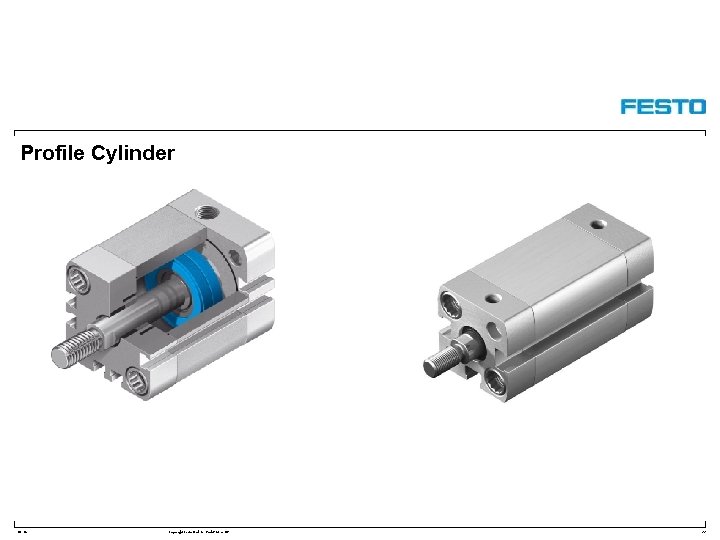 Profile Cylinder DC-R/ Copyright Festo Didactic Gmb. H&Co. KG 22 