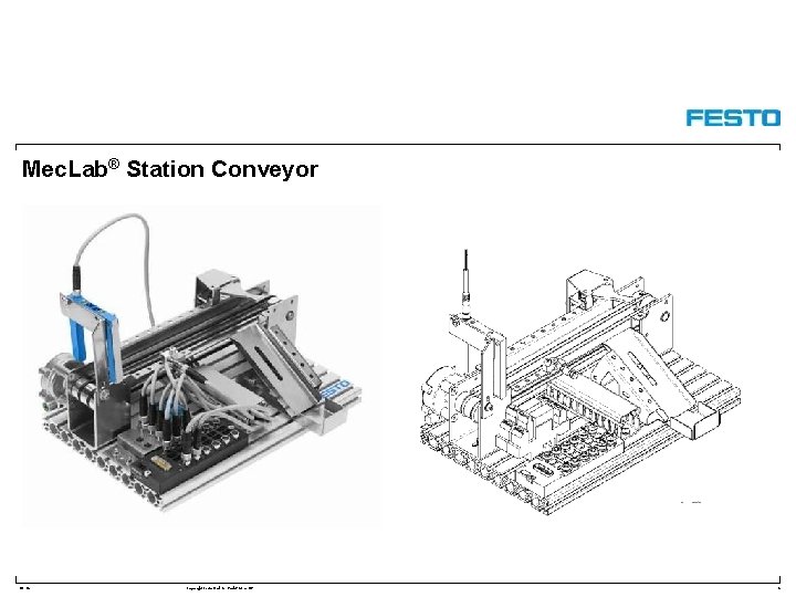 Mec. Lab® Station Conveyor DC-R/ Copyright Festo Didactic Gmb. H&Co. KG 6 
