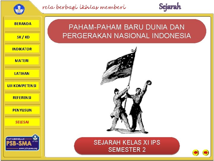 rela berbagi ikhlas memberi BERANDA SK / KD Sejarah PAHAM-PAHAM BARU DUNIA DAN PERGERAKAN