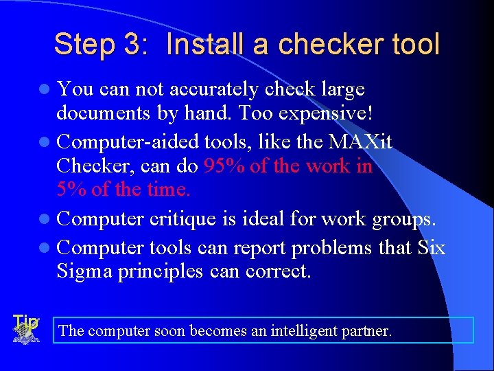 Step 3: Install a checker tool l You can not accurately check large documents