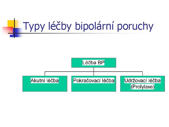 Typy léčby bipolární poruchy 