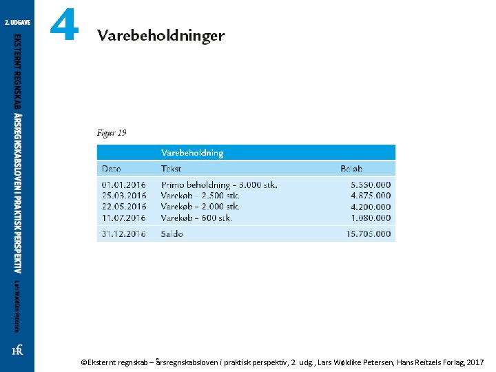 ©Eksternt regnskab – årsregnskabsloven i praktisk perspektiv, 2. udg. , Lars Wøldike Petersen, Hans