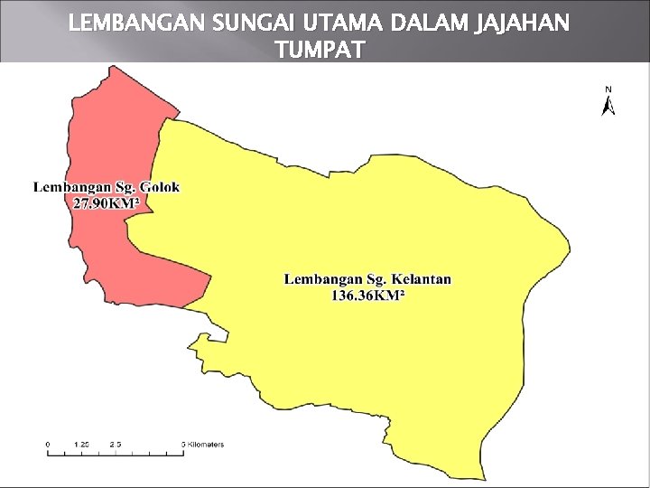 LEMBANGAN SUNGAI UTAMA DALAM JAJAHAN TUMPAT 