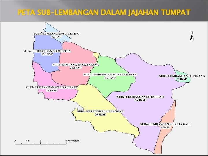 PETA SUB-LEMBANGAN DALAM JAJAHAN TUMPAT 