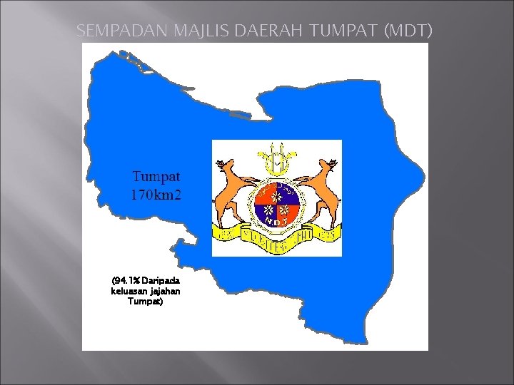 SEMPADAN MAJLIS DAERAH TUMPAT (MDT) (94. 1% Daripada keluasan jajahan Tumpat) 