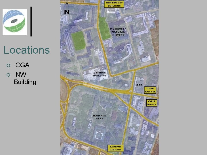 Locations CGA NW Building 