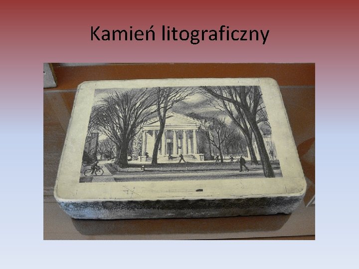 Kamień litograficzny 