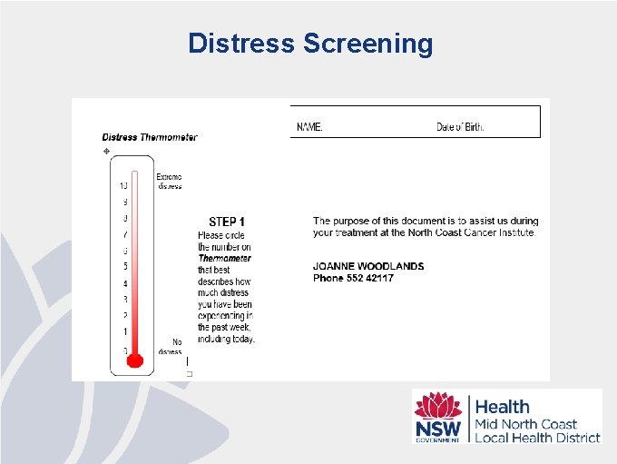 Distress Screening 