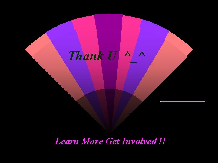 Thank U ^_^ Learn More Get Involved !! Thank U ^_^ Learn More Get Involved !!