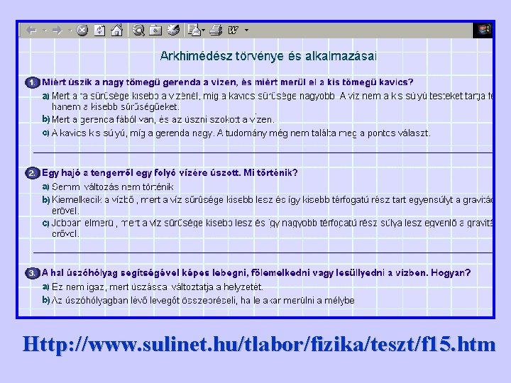 Http: //www. sulinet. hu/tlabor/fizika/teszt/f 15. htm 