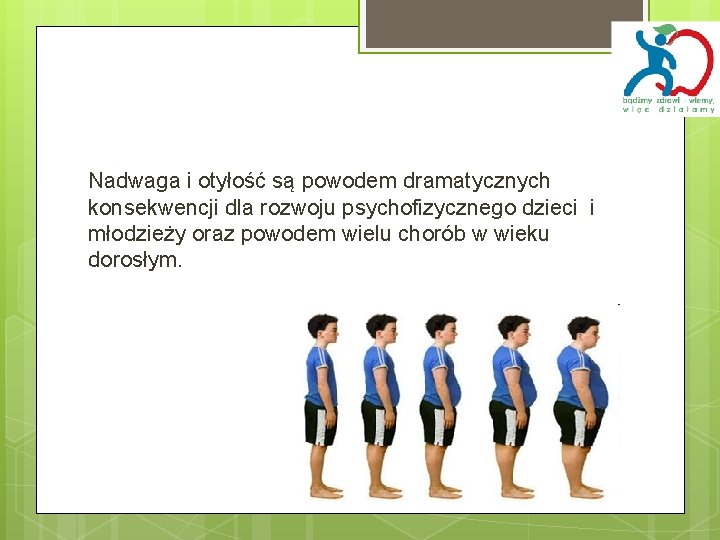 Nadwaga i otyłość są powodem dramatycznych konsekwencji dla rozwoju psychofizycznego dzieci i młodzieży oraz