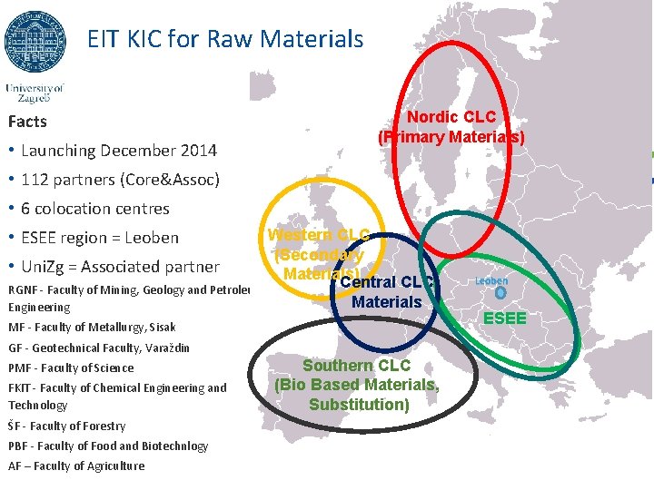 EIT KIC for Raw Materials Facts • Launching December 2014 Nordic CLC (Primary Materials)