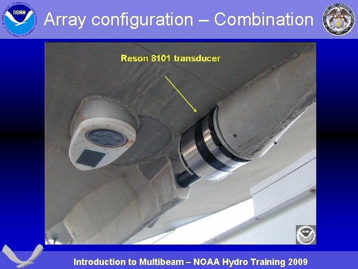 Array configuration – Combination Introduction to Multibeam – NOAA Hydro Training 2009 