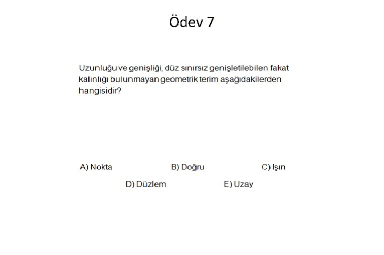 Ödev 7 