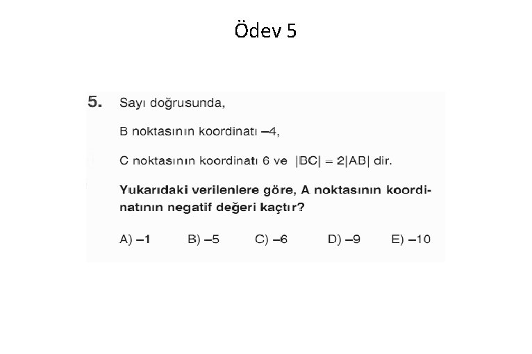 Ödev 5 