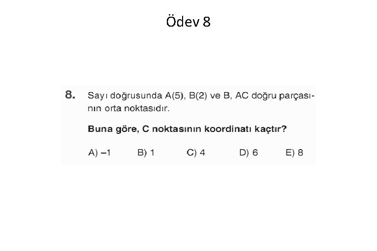 Ödev 8 