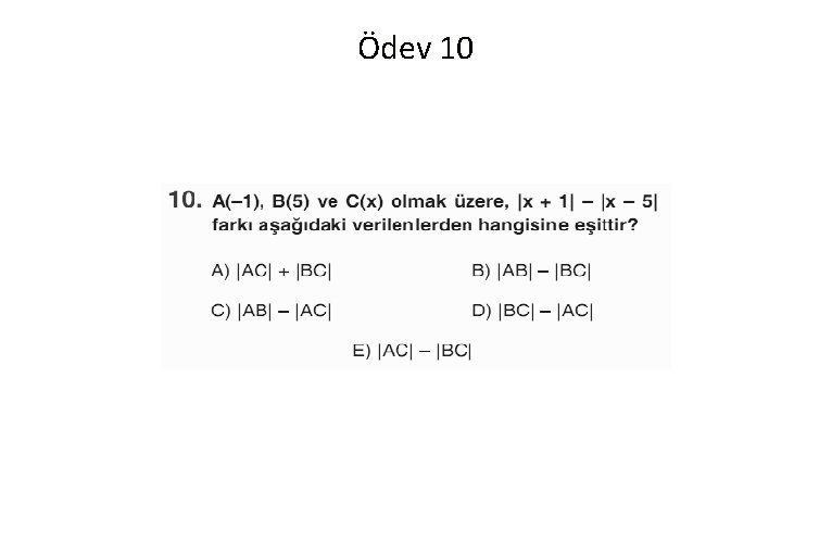 Ödev 10 