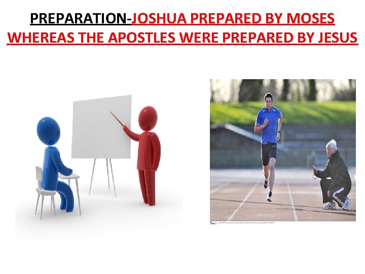 PREPARATION-JOSHUA PREPARED BY MOSES WHEREAS THE APOSTLES WERE PREPARED BY JESUS  PREPARATION-JOSHUA PREPARED BY MOSES WHEREAS THE APOSTLES WERE PREPARED BY JESUS