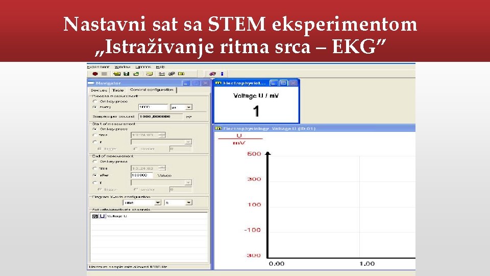 Nastavni sat sa STEM eksperimentom „Istraživanje ritma srca – EKG” 