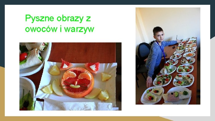 Pyszne obrazy z owoców i warzyw 