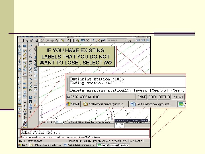 IF YOU HAVE EXISTING ```YOU DO NOT LABELS THAT WANT TO LOSE , SELECT