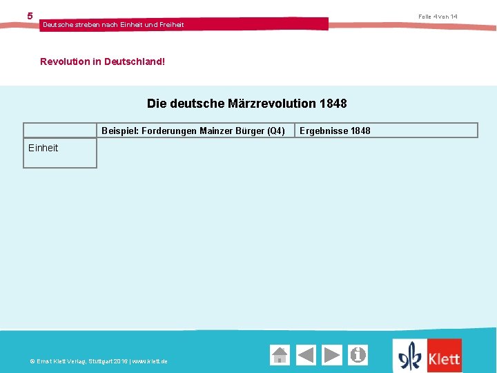 5 Folie 4 von 14 Deutsche streben nach Einheit und Freiheit Revolution in Deutschland!