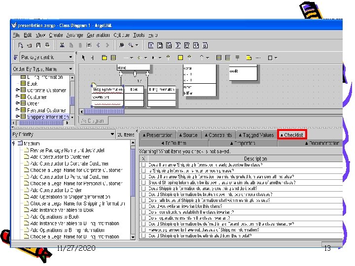 Checklist 11/27/2020 13 