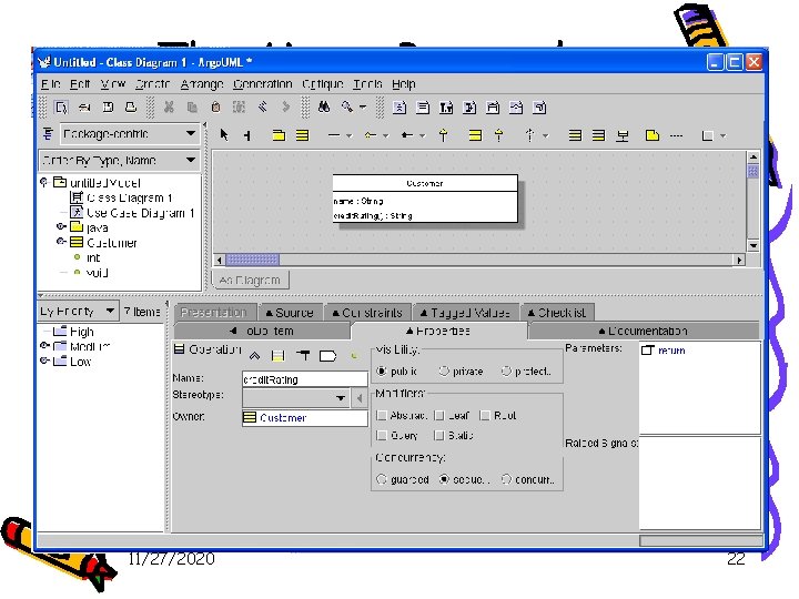 The Menu Bar and Toolbars 1. New a Model. Double click theinreturn 2. Add