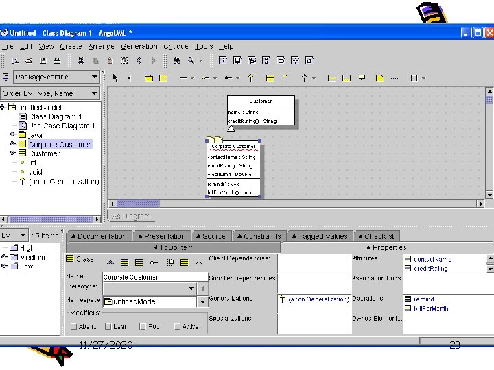 The Menu Bar and Toolbars 1. New a Model. Double click it. 2. Add