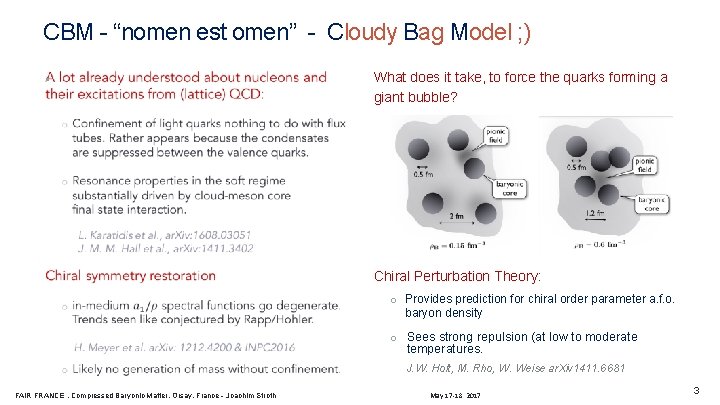CBM - “nomen est omen” - Cloudy Bag Model ; ) • What does