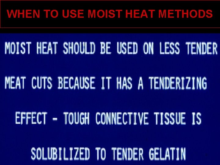 WHEN TO USE MOIST HEAT METHODS TEXAS TECH 