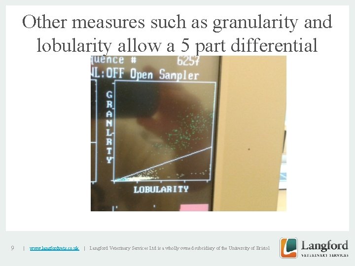 Other measures such as granularity and lobularity allow a 5 part differential v 9