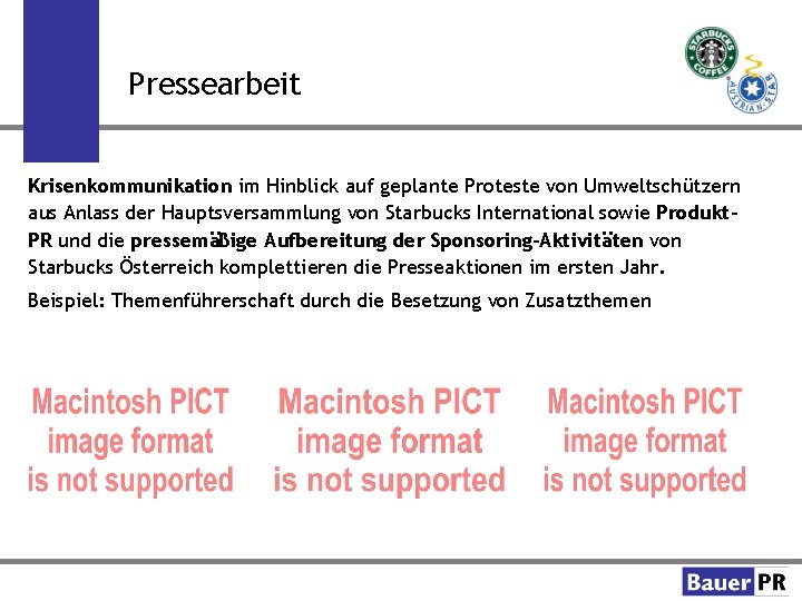 Pressearbeit Krisenkommunikation im Hinblick auf geplante Proteste von Umweltschützern aus Anlass der Hauptsversammlung von